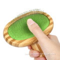 Pet Wire Grooming Slicker Brush With Sticky Beads